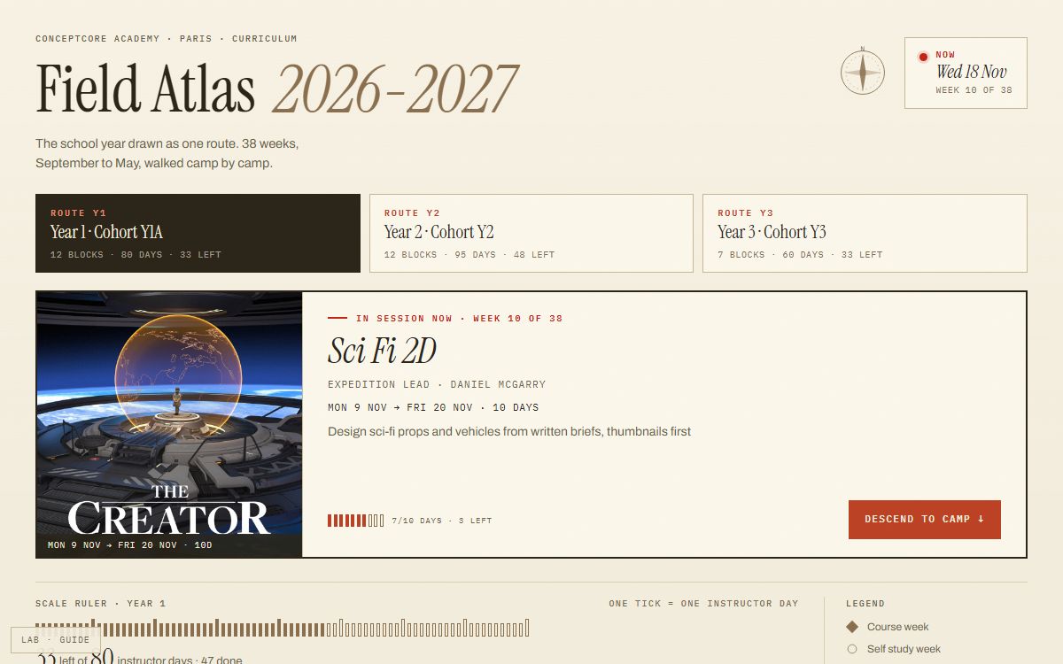 Field Atlas direction preview